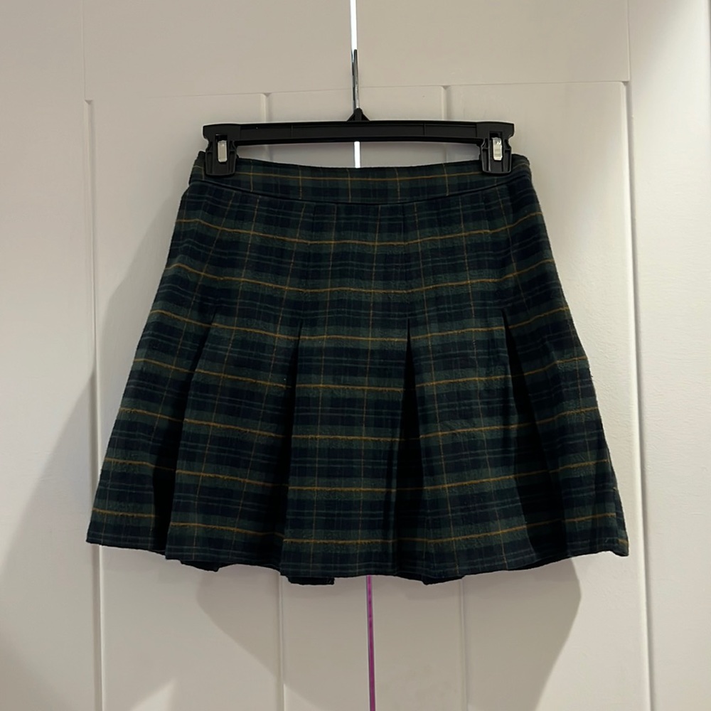 Hollister plaid skirt